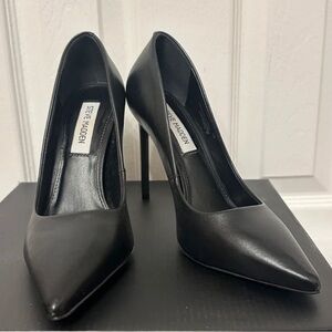Steve Madden Sleek Black Stiletto Heels